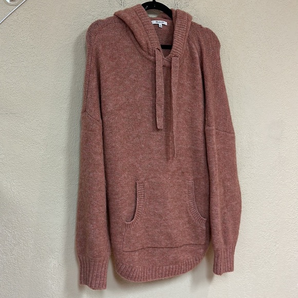 Madewell Wilmington dusty rose Hoodie Sweater size large - Picture 3 of 7